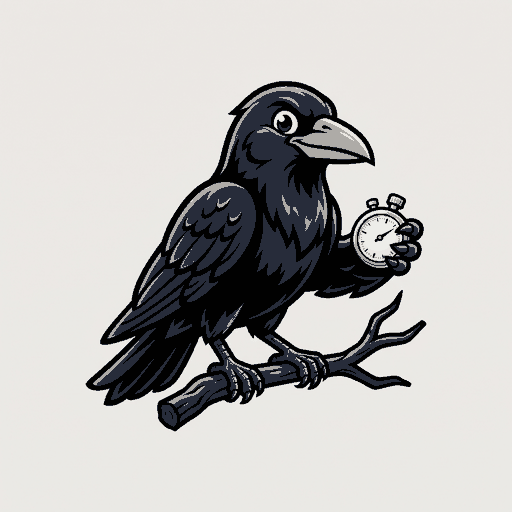 Tiny Countdown Crow logo